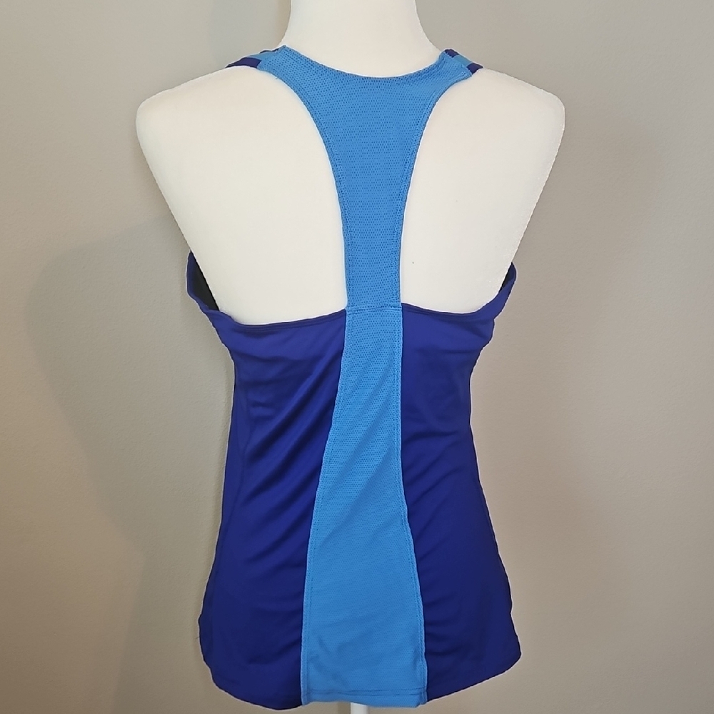 ​Nike Dri-FIT Racerback Athletic Tank Top - Royal Blue & Teal - Picture 6 of 9